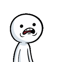 UARRR action oh no panic warning Sticker