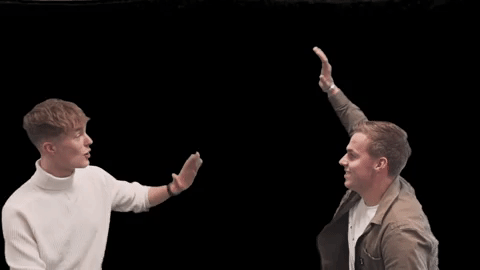 High Five Floris GIF by Popma Productions