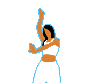 One In A Million Dancing Sticker by Blackground Records 2.0