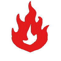 Food Fire Sticker by MELT PIZZAS