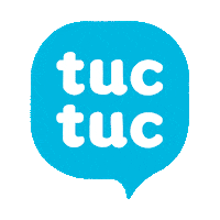 TUCTUCONLINE fun friends baby blue Sticker