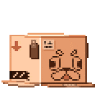 Dog Pixel Sticker by dantlow