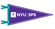College Nyu Sticker by New York University