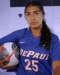 Womens Soccer GIF by DePaul Blue Demons
