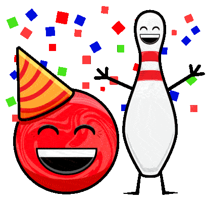 Bowling Ball Party Sticker by Bowlero