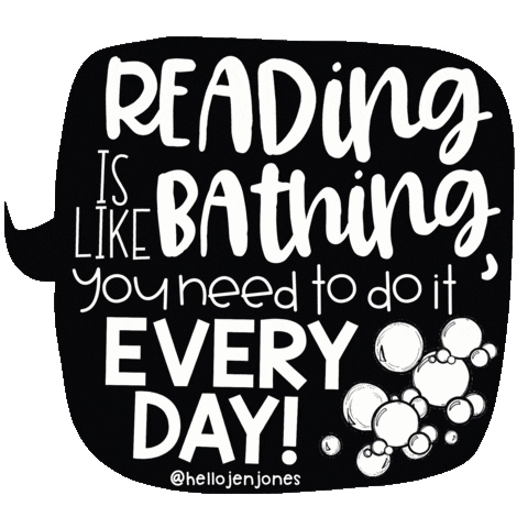 hellojenjones reading teacher teach literacy Sticker