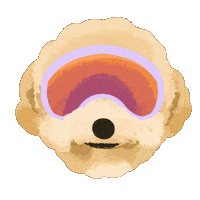 Happy Dog Sticker