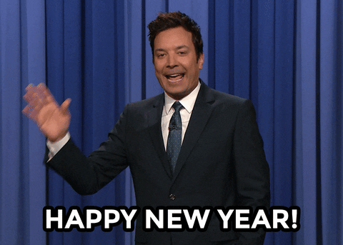 Happy New Year GIF by The Tonight Show Starring Jimmy Fallon
