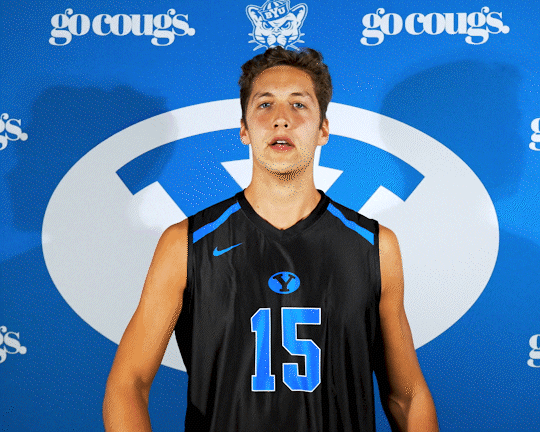 Sport Volleyball GIF by BYU Cougars