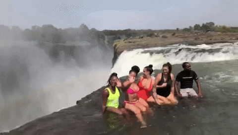 Victoria Falls Africa GIF by Sherilyn Carter