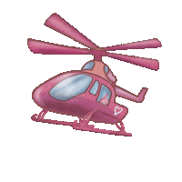 Helicopter Sticker