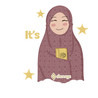 alfiihusnashuvaye hijab ramadhan islamic sahur Sticker