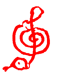 musical score snake Sticker by Vacation Forever