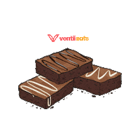 ventiieats love home delivery sushi Sticker