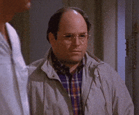 Awkward George Costanza GIF