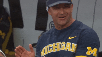 clapping bakich GIF by Michigan Athletics