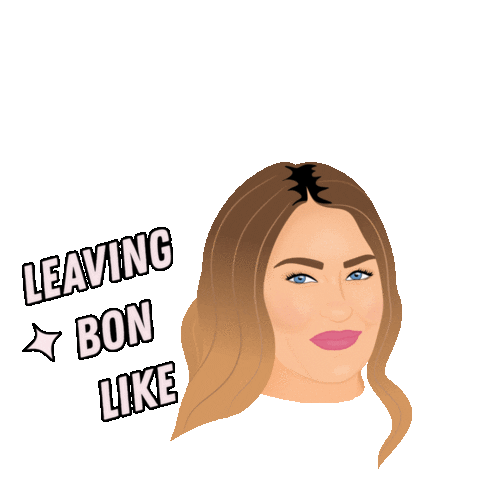 bonvivantsalon giphyupload hair good hair day hair toss Sticker