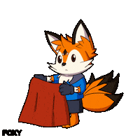 Red Flag Fun Sticker by Foxy