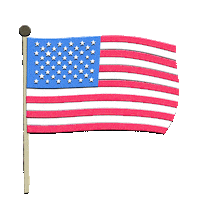 Independence Day Usa Sticker by chris timmons