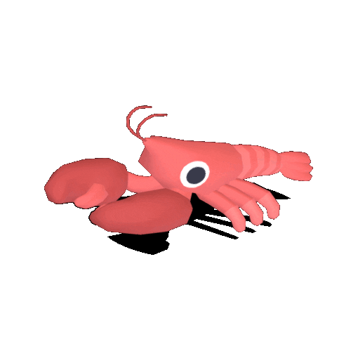 Omabu giphyupload jump sea lobster Sticker