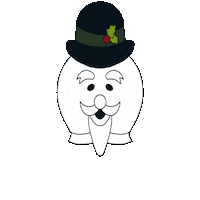 Christmas Sam Sticker by Easy Peasy Cutters
