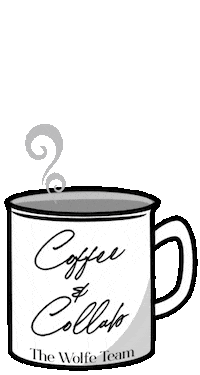 Coffee Realtor Sticker by Wolfe Of Real Estate