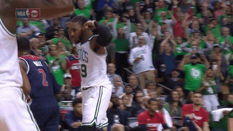 excited boston celtics GIF by NBA