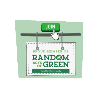 randomactsofgreen giphygifmaker raog randomactsofgreen Sticker