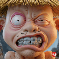 Angry Funny Face GIF