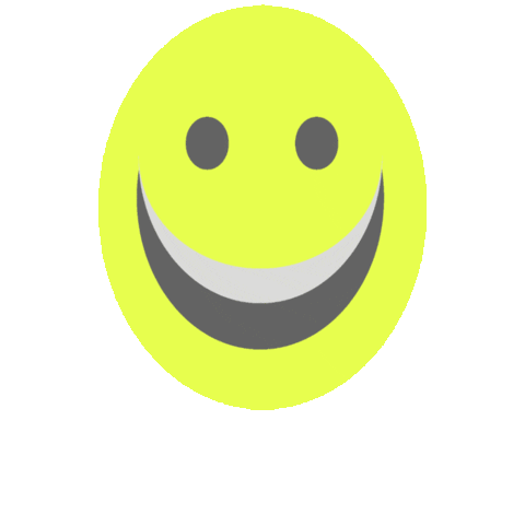 ponzerdesigns giphygifmaker yellow bounce smiley Sticker