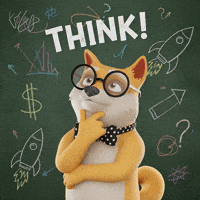 Think To The Moon GIF by Doge Pound