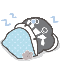 Tired Night Sticker