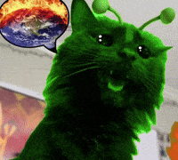 Alien Cat GIF