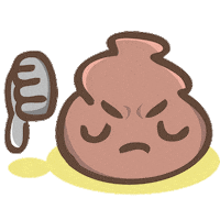 poop thumbs down Sticker by Geo Law