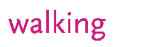 Pink Walking Sticker by AnnetteWerkt