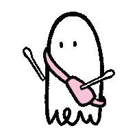 Netflix Ghost Sticker