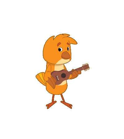 Ukulele Playing Sticker by Dumela