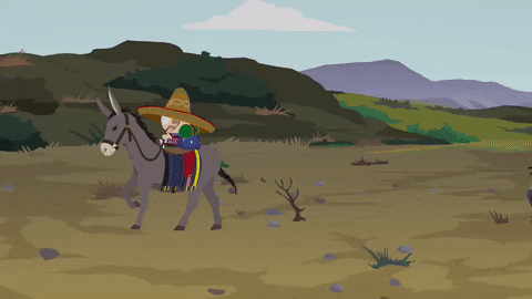 eric cartman chase GIF by South Park 