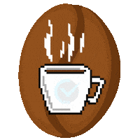 Coffee Bean Sticker by CVQuest