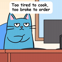 Blue Cat Nopecat GIF