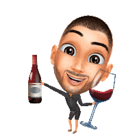 Wine Manthonyajr Sticker by Genies