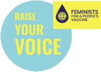 dawnfeminist covid feminist vaccine development Sticker