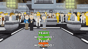 happy kyle broflovski GIF by South Park 