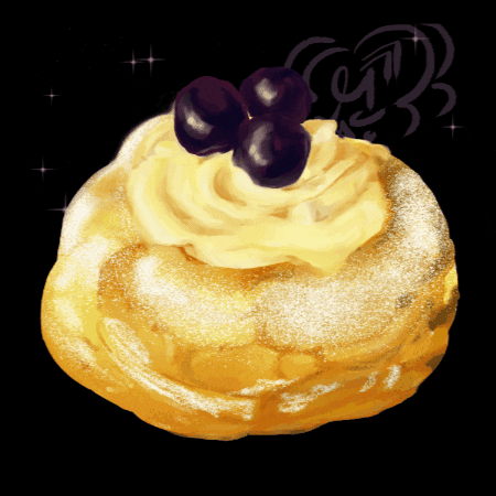 AirMoon food italian cream sweets GIF