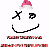 smile more merry christmas GIF by SHASMIMO
