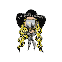 Lbb Sticker by Lil Bee's Bohemian