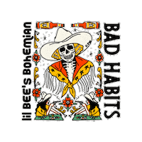 Lbb Sticker by Lil Bee's Bohemian