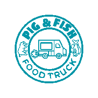 Pig And Fish Sticker