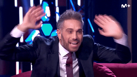 Excited Dani Martínez GIF by Movistar Plus+