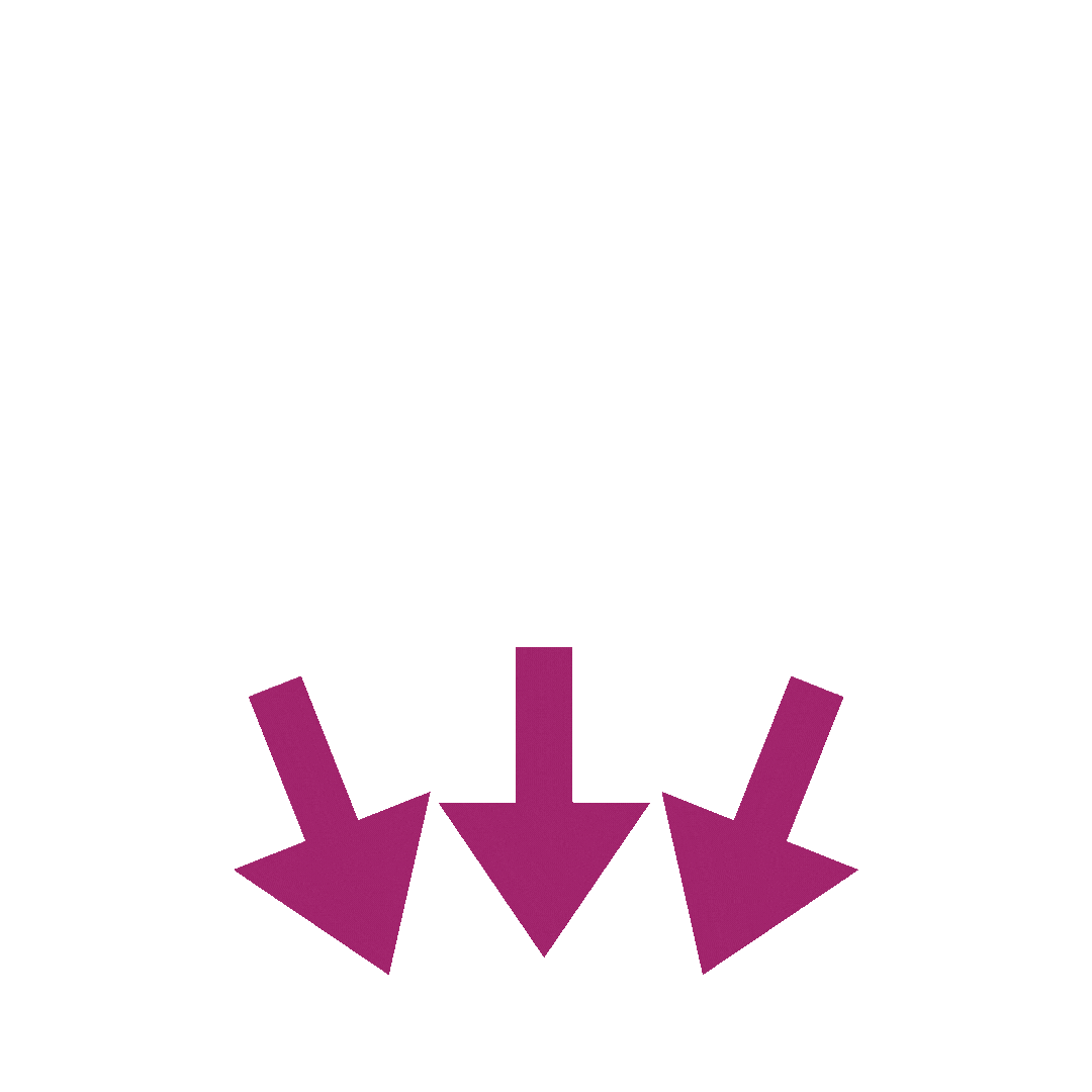 Pink Pfeil Sticker by level up your social media